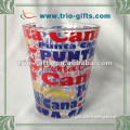Full around wrapped photo decal shot glass
